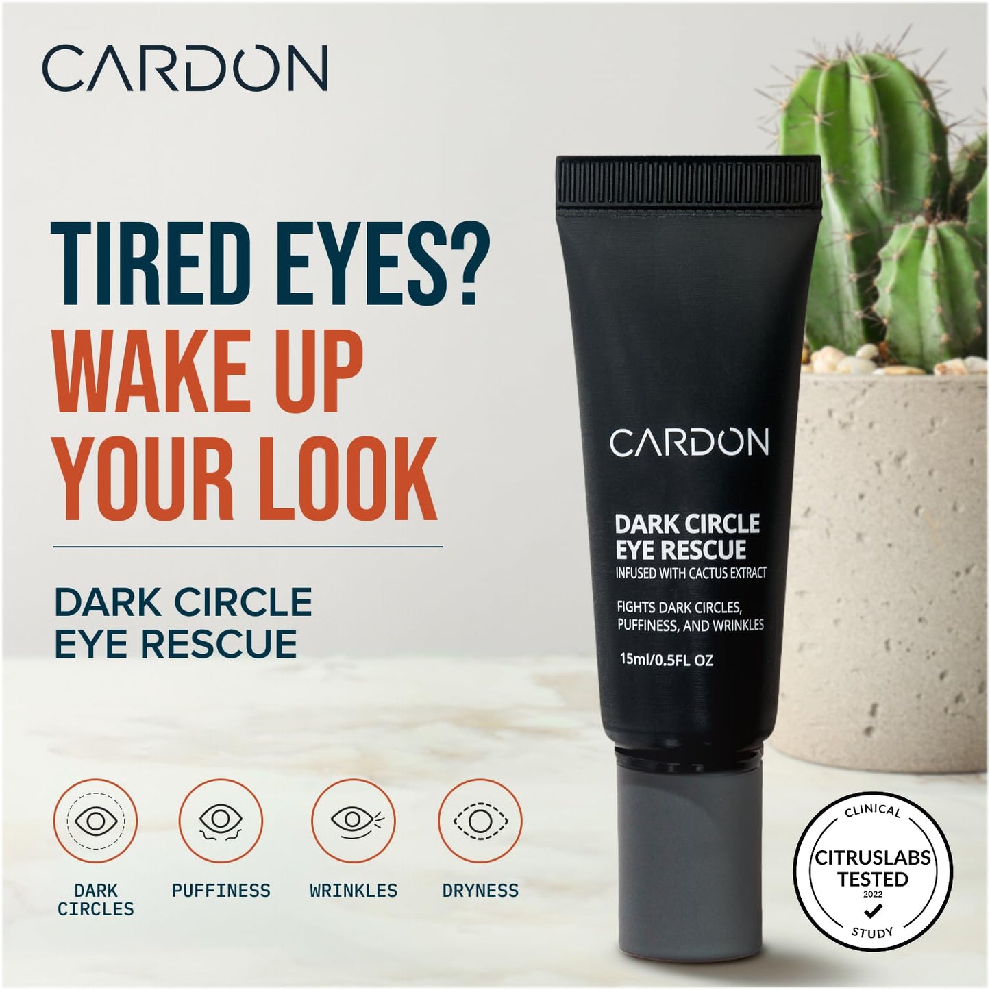 Cardon | Dark Circle Rescue for Men and Women | Under Eye Roller Eye Stick Massager for Puffy Eyes, Dark Circles, Bags, Wrinkles | Made with Peptides Beauty & Personal Care Cardon