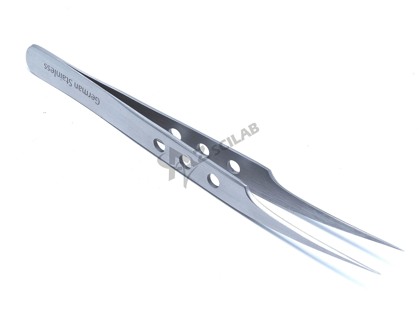 Eyelash Eyebrow Lashes Extensions Volume 3D+ 5D 6D Stainless Steel Tweezers (Pro Straight) Beauty and Personal Care A2Z SCILAB