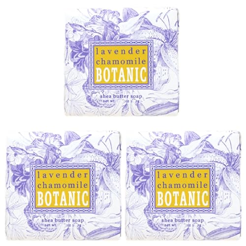 Greenwich Bay Trading Co. Botanic 1.9oz Soaps, Lavender Chamomile, 3 Pack Beauty & Personal Care Greenwich Bay