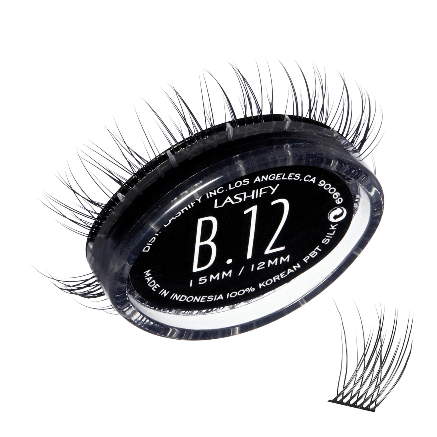 Lashify Bold 12mm Gossamer DIY Eyelash Extensions Refill, Black, Easy False Eyelashes for a Natural Look Beauty & Personal Care Lashify