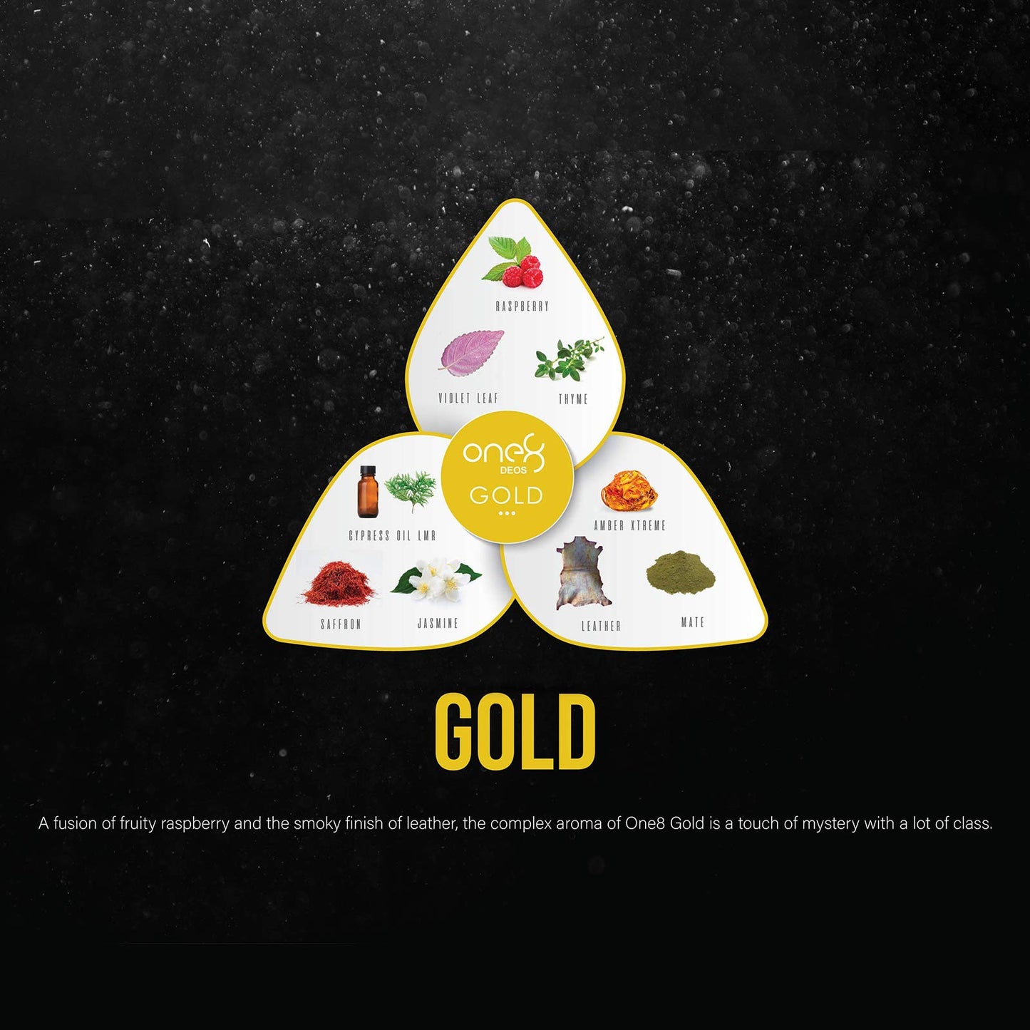 One8 By Virat Kohli One8 No Gas Gold Deodorant 120 Ml - Men, Gold, 120 ml Beauty and Personal Care ONE8
