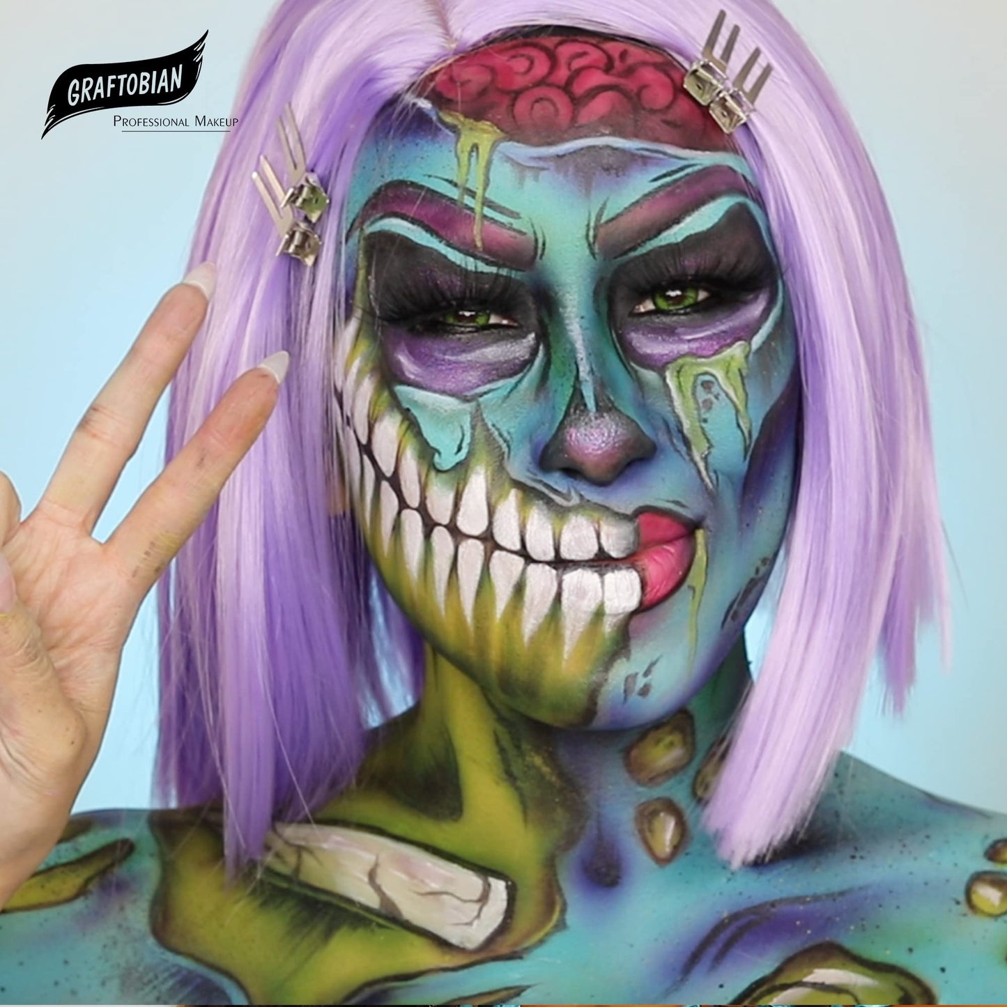 Graftobian Makeup ProPaint Face & Body Paint - Face Painting Set 5oz - Halloween Makeup - Costume Makeup for Adults - Body Paints for Adults - Face Beauty & Personal Care Graftobian