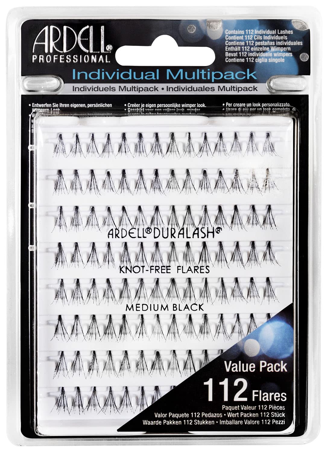 Ardell False Eyelashes Multipack Knot-Free Individuals Medium Black, 1-Pack Beauty & Personal Care Ardell