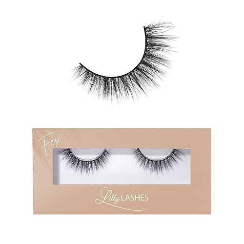 Lilly Lashes Everyday Bare it All Natural Lashes, Faux Mink Natural Eyelashes, False Eyelashes Everyday Use, Cat Eye Lashes, Individual Lashes Beauty & Personal Care Lilly Lashes