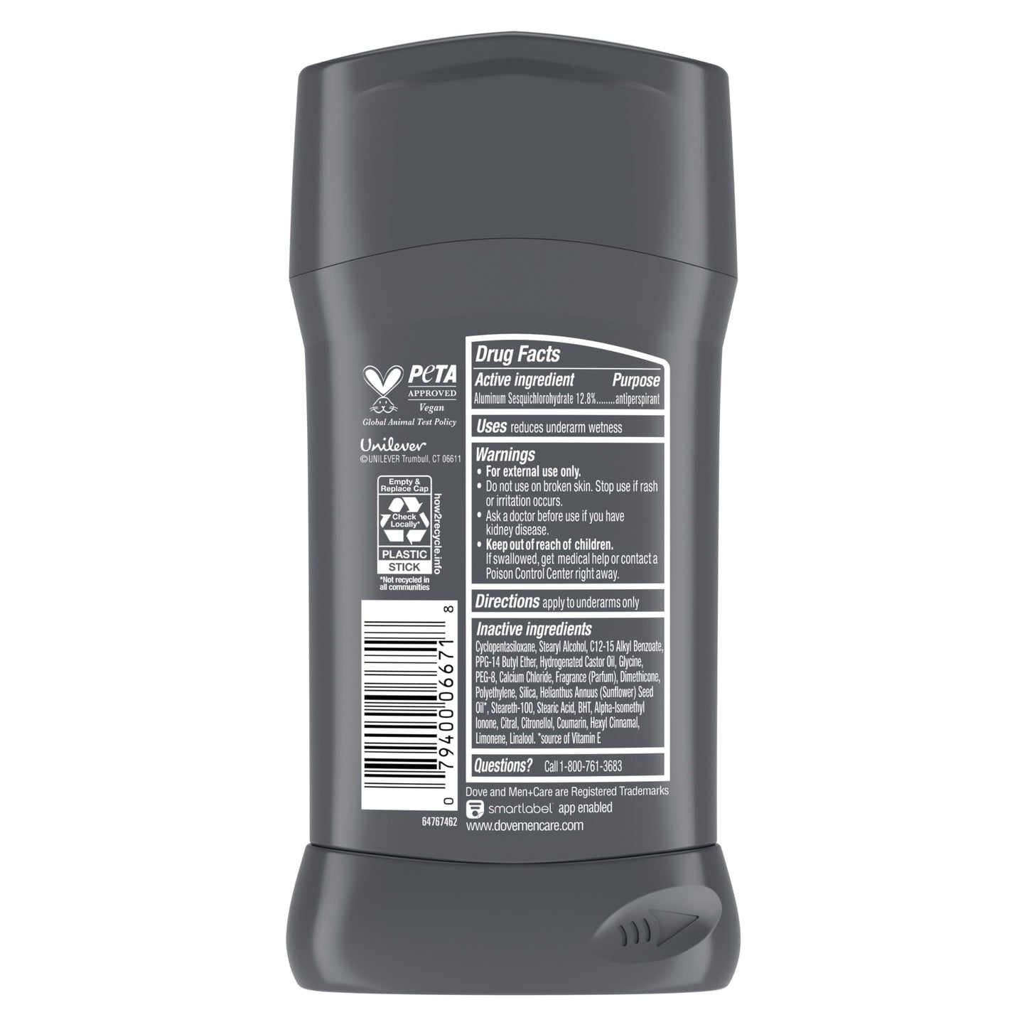 Dove Men+Care Antiperspirant Deodorant Stick 4 Count Clean Comfort 72-Hour Sweat & Odor Protection Antiperspirant for Men With 1/4 Moisturizing Cream Beauty and Personal Care DOVE MEN + CARE
