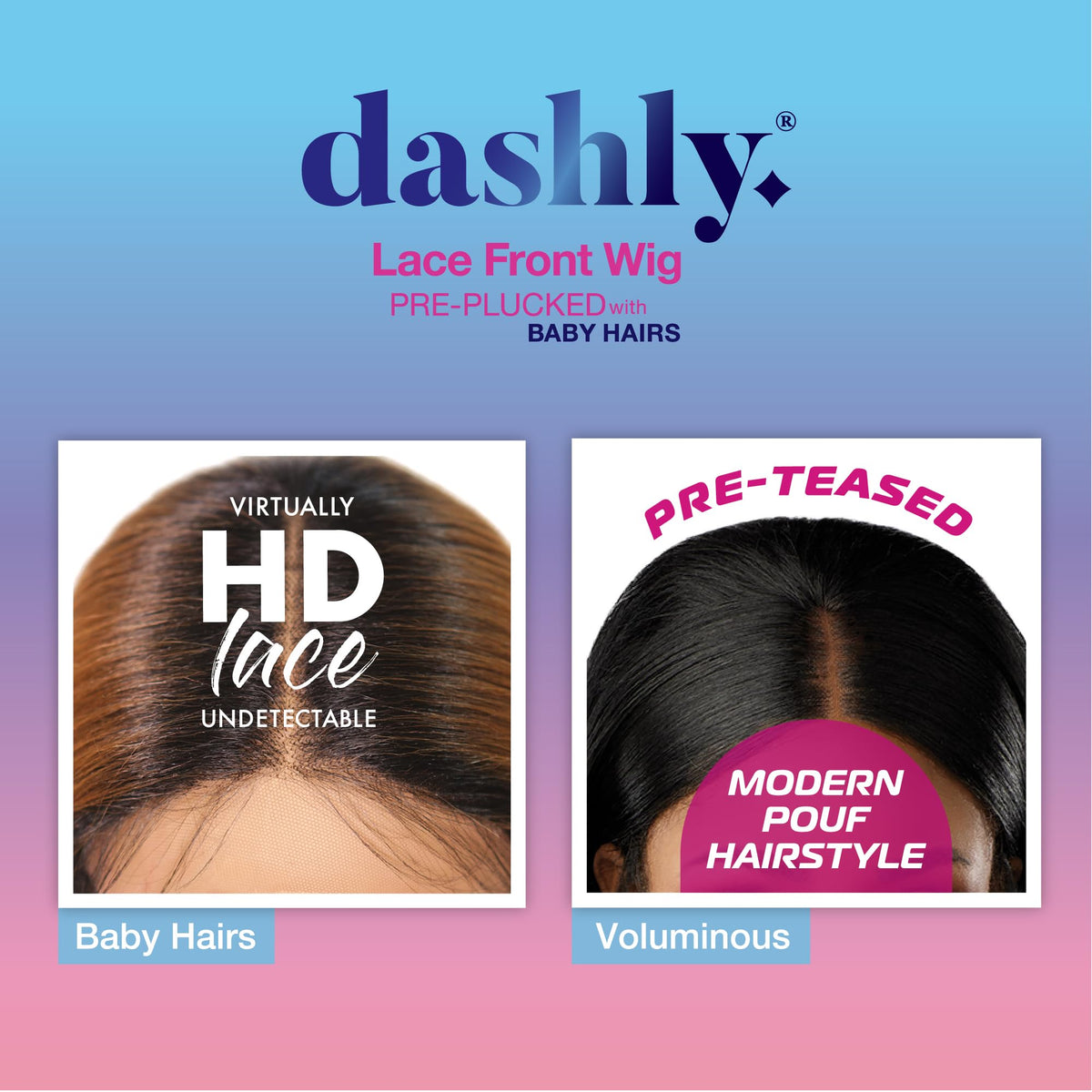 Sensationnel Dashly Lace Front Wig-Unit 52, 2 DARKBROWN