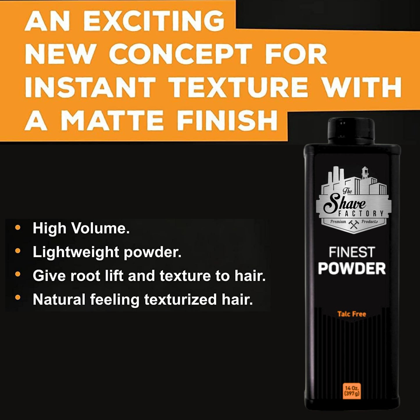 the shave factory Barber Best After Haircut or Shave Powder, White, Neutral, Classic Deodorizing Powder for Men, Protects Against Sweat and Body Odor Beauty and Personal Care the shave factory