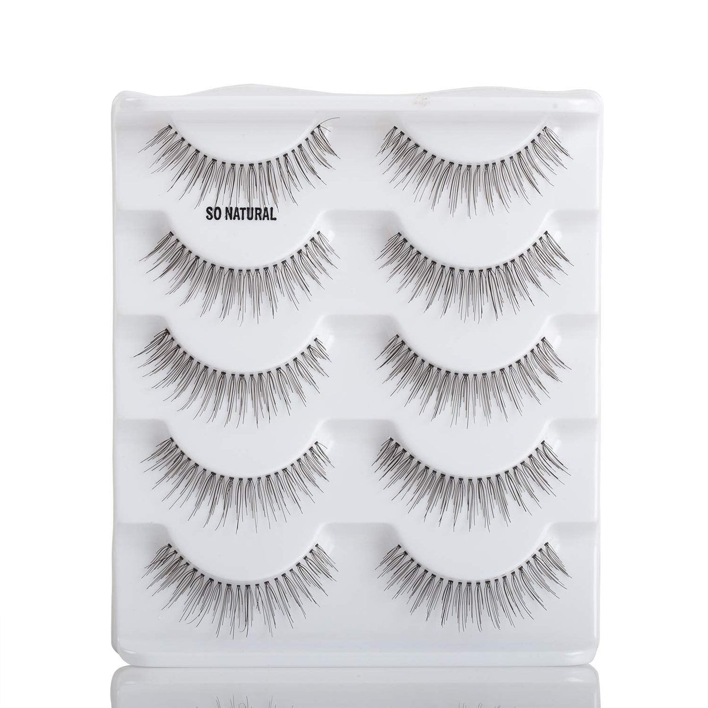 ALICE Lashes 110 Natural Hand Knotted False Eyelashes 5 Pairs Multipack Beauty & Personal Care ALICE