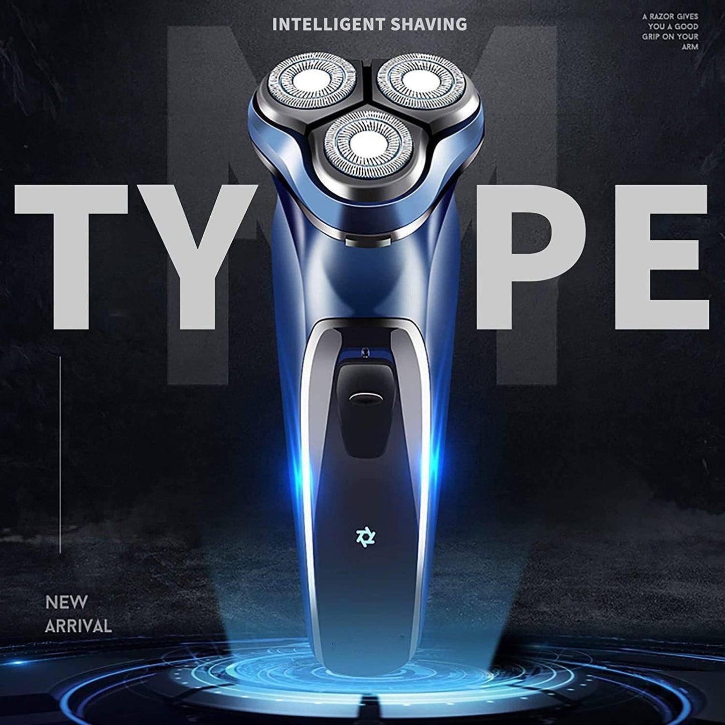 aiqiua Mens Electric Razor,Dry Wet Waterproof Man Shaver,Portable Facial Cordless Shaver Travel USB Rechargeable Easy to Operate and Store Beauty and Personal Care aiqiua