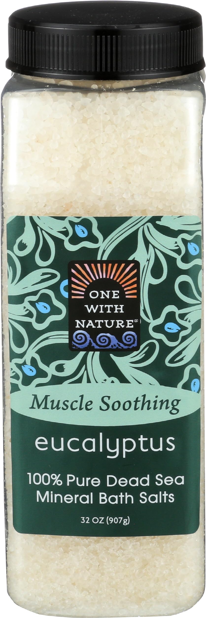 One With Nature, Bath Salts Eucalyptus, 32 Ounce Beauty and Personal Care One With Nature