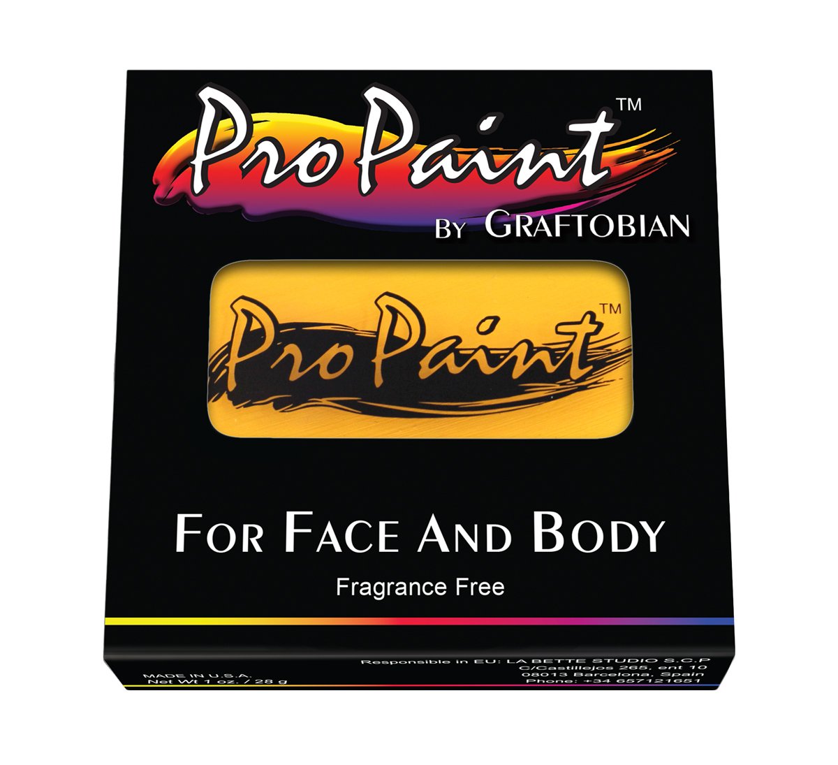 Graftobian Propaint - Buttercup Yellow (30 ml) Beauty & Personal Care Graftobian