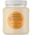 Plant Guru Raw Mango Butter 3 lbs. Bulk Jar - 100% Pure Natural Unrefined - Great for Skin, and Hair Growth. DIY Soap Making, Body Butters, Lotions Beauty & Personal Care Plant Guru