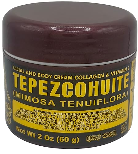 DEL INDIO PAPAGO Night Skin Cream with Tepezcohuite 60g / 2.Fl Oz Beauty & Personal Care Indio Papago