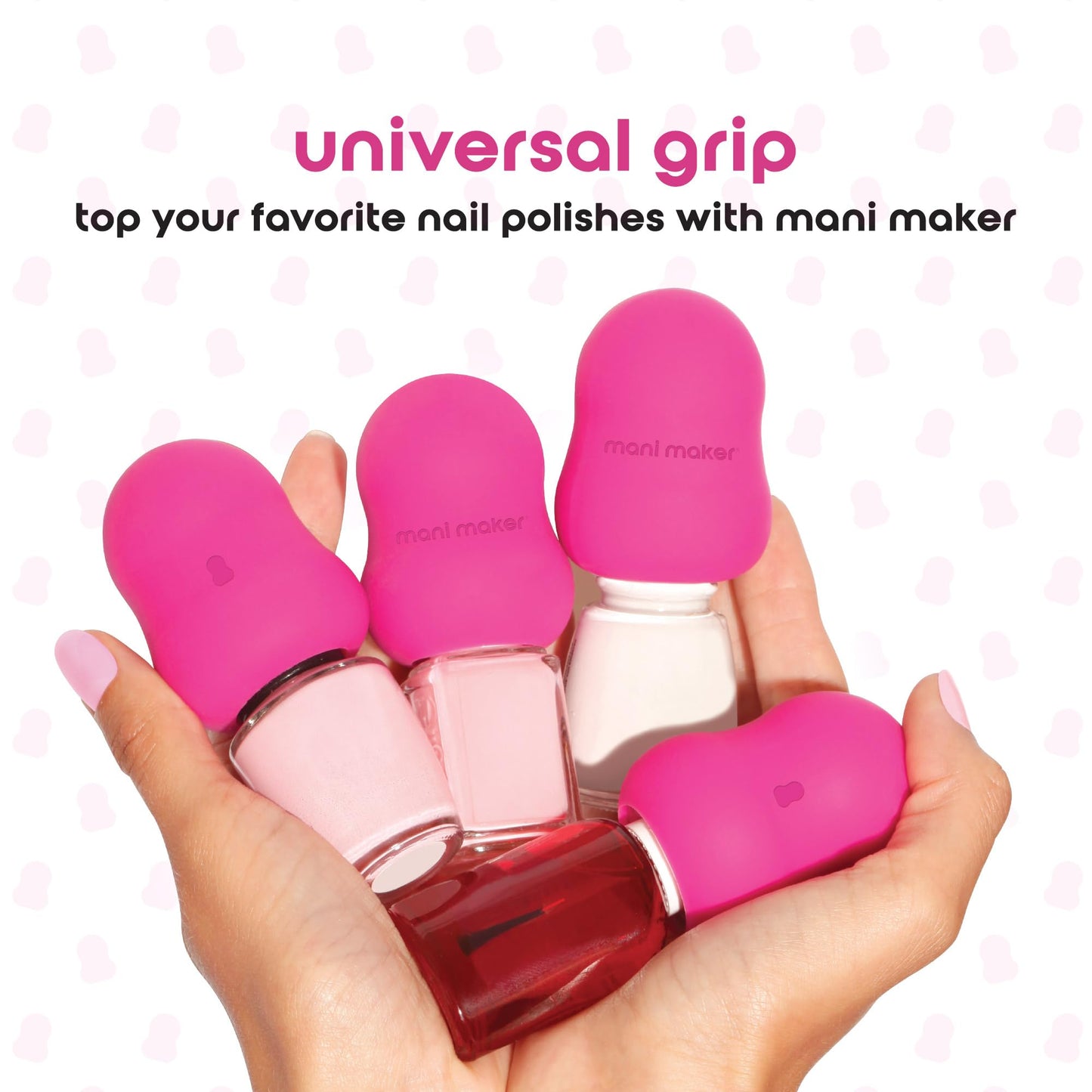 Mani Maker Universal Nail Polish Grip for Precision Painting Perfect for DIY Manicures, Nail Artists, and Professionals - Easy to Use, Suitable Beauty & Personal Care Mani Maker