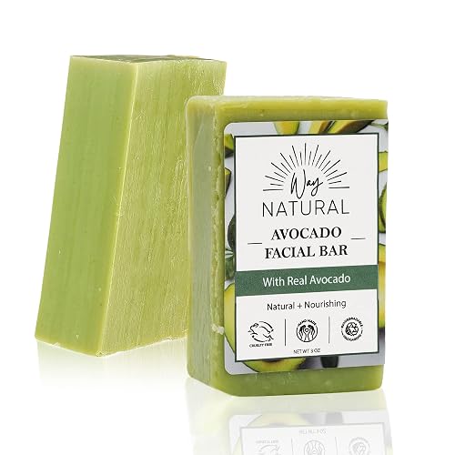 Way Natural Goat Milk Soap Bars, Avocado (2 Pack) - Face, Hands & Body, Premium, Handmade w/Real Milk in USA - Natural Bar for Men, Women Beauty & Personal Care Way Natural