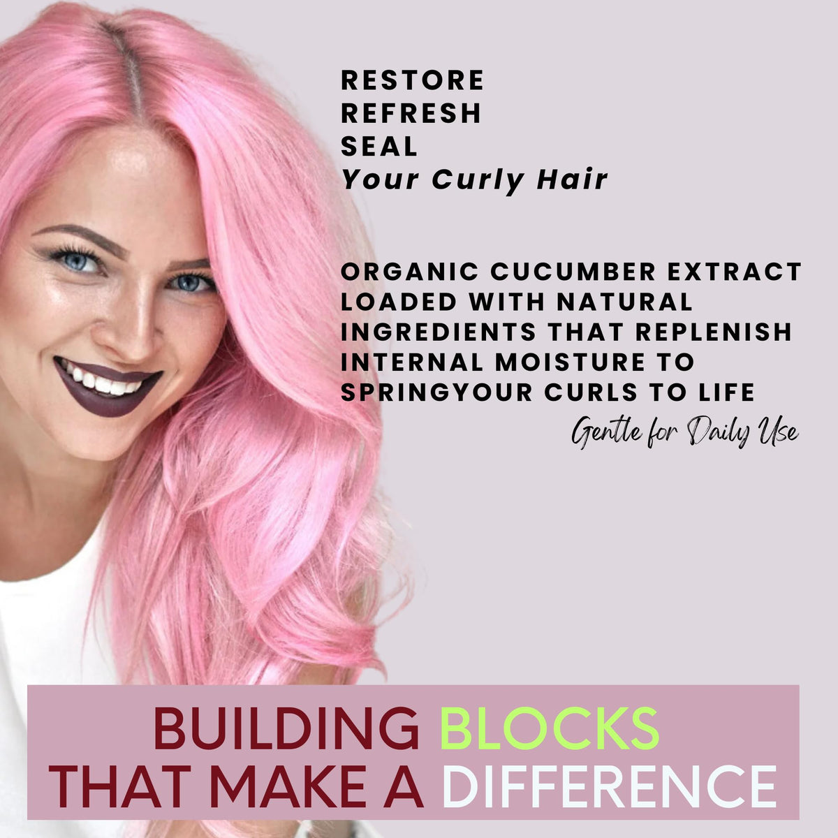 DermOrganic Curl Cream Styler - Greater Curl Separation, Bounce, Defines Curls, Tames Frizz, Humidity Control 5.1 oz Beauty & Personal Care DermOrganic
