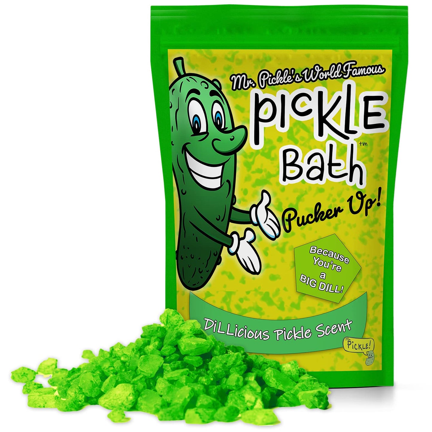 Mr Pickle’s Pickle Bath Salts - Premium Dill Pickle Scented Bath Soak for Kids - Shower Gift for Pickle Lovers, Funny Stocking Stuffers and Gift Beauty and Personal Care Gears Out