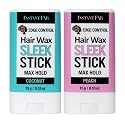 STUDIO LIMITED Edge Control Hair Wax Sleek Max Hold Styling Pomade, Non-greasy Coconut Scented Hair Wax (Coconut & Peach) Beauty & Personal Care STUDIO LIMITED
