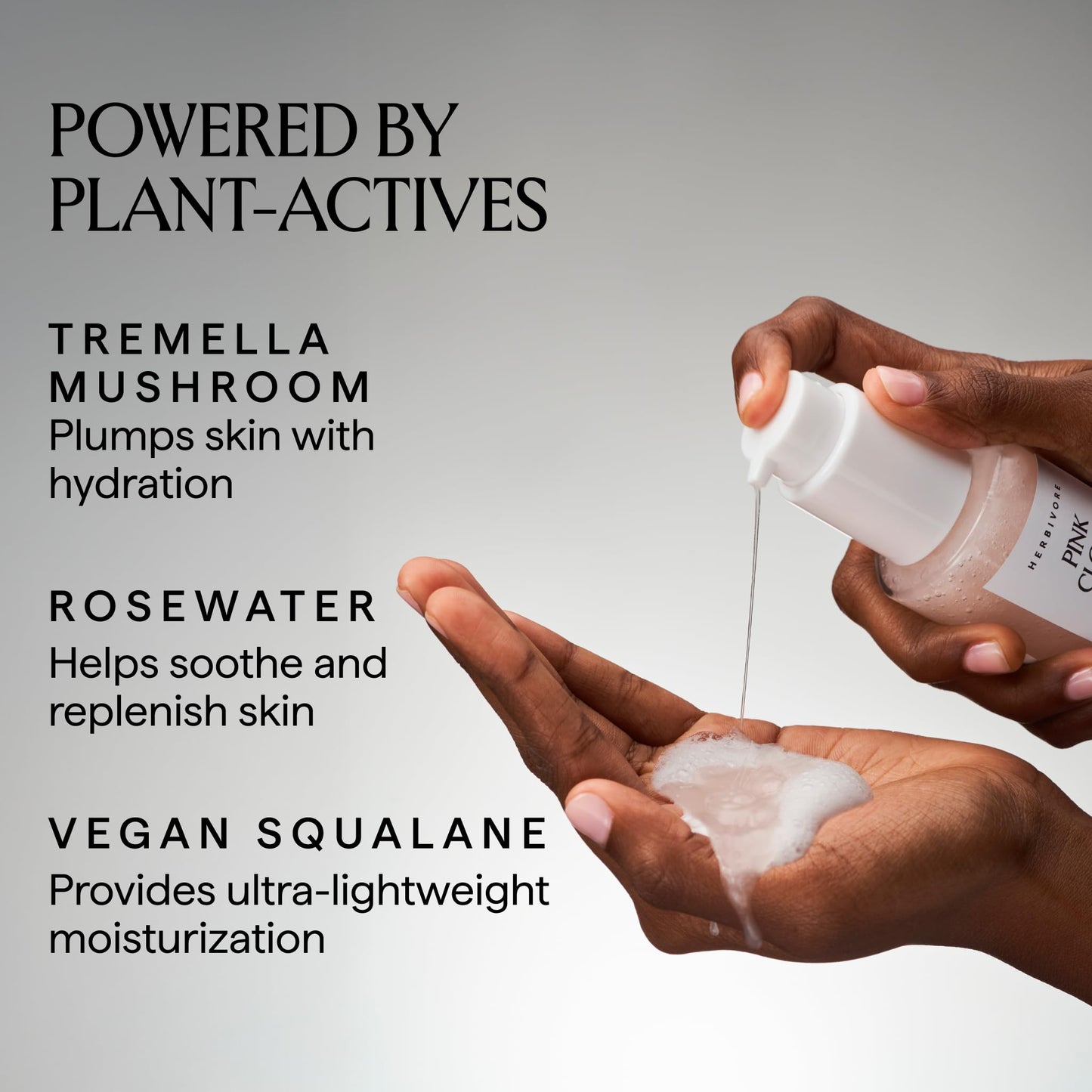 HERBIVORE Pink Cloud Creamy Jelly Cleanser | Hydrating Face Wash with Rosewater, Squalane + Tremella Mushroom, Gently Cleanses + Removes Makeup Beauty & Personal Care HERBIVORE