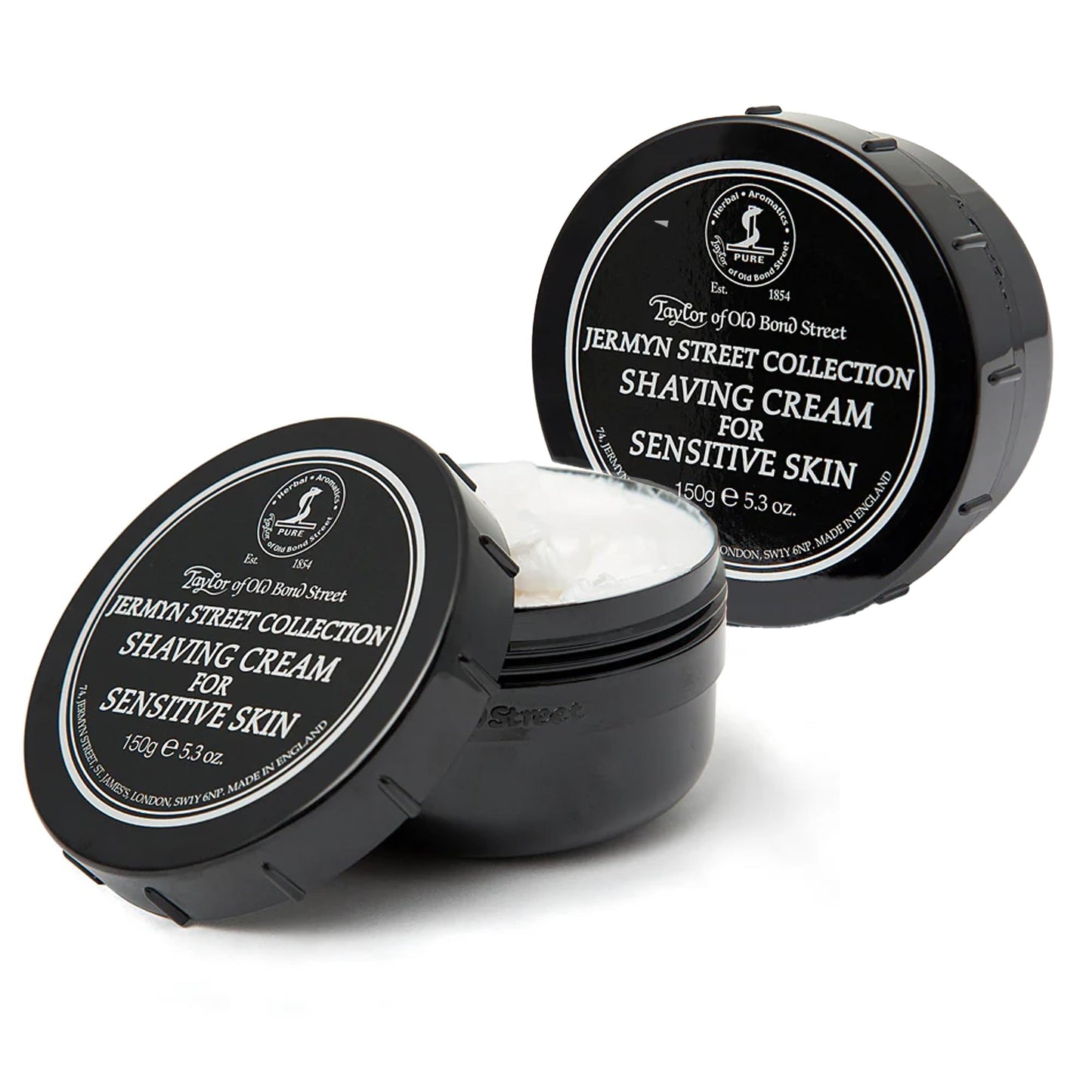 Taylor of Old Bond Street Jermyn Street Fragrance Shaving Cream Bowl 150g (2-Pack) - Rich Lather for Sensitive Skin Beauty and Personal Care Taylor of Old Bond Street