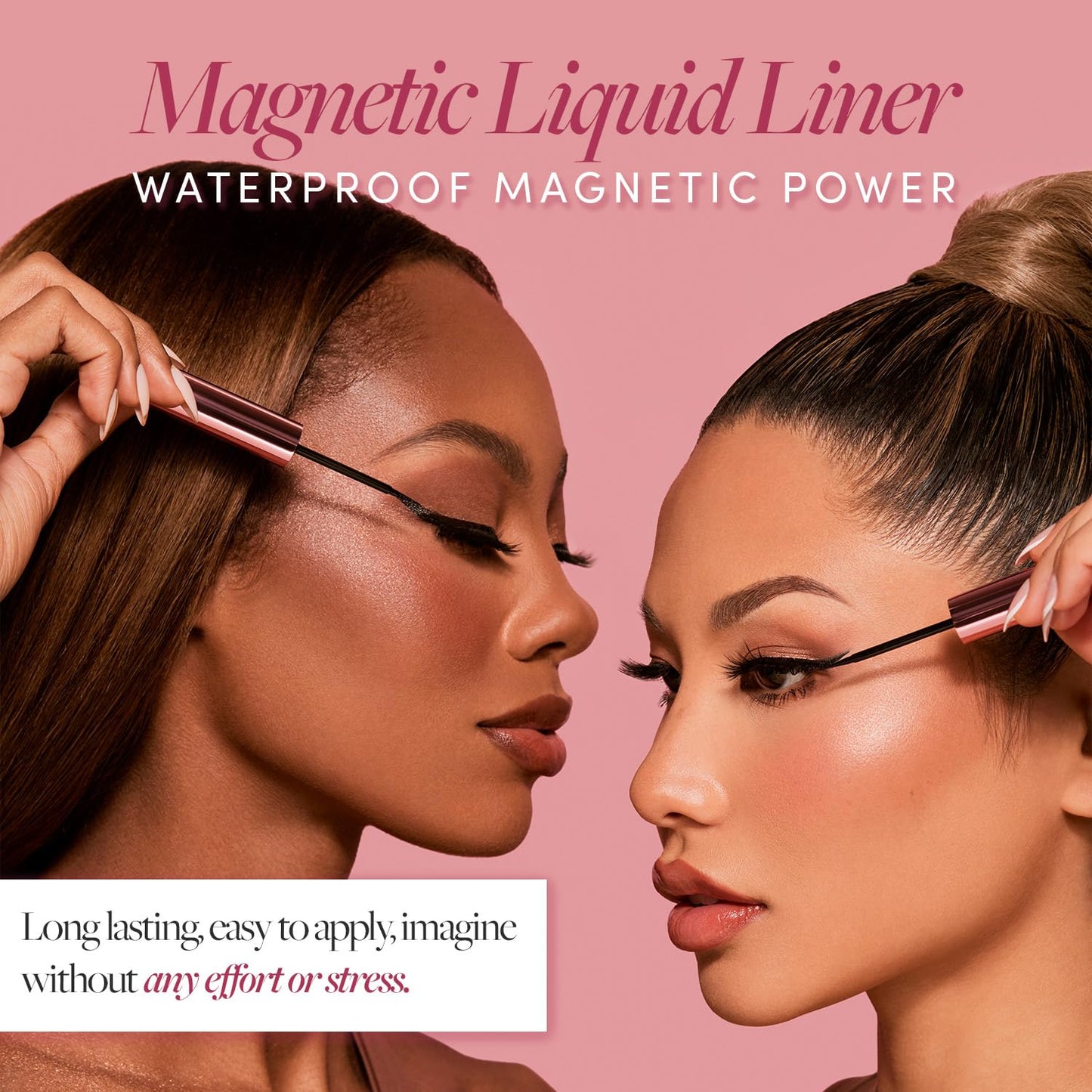 Glamnetic Magnetic Eyeliner, Liquid Black, for Eyelashes - Waterproof & Smudge Proof Liner | All-Day Hold for Magnetic Lashes, Quick-Drying Beauty & Personal Care Glamnetic