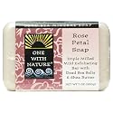 One With Nature Soap Bar Rose Petal Beauty & Personal Care One With Nature