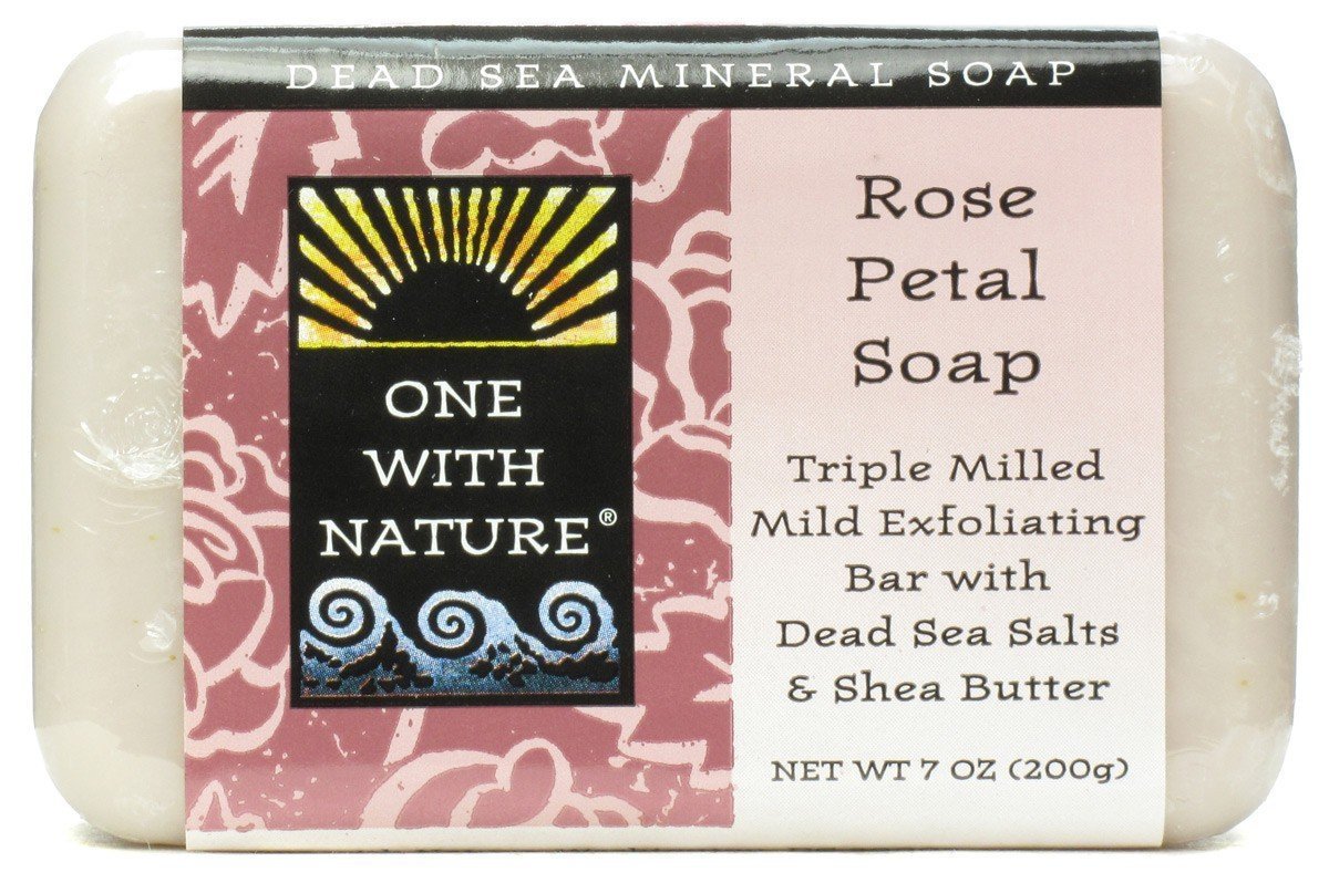 One With Nature Soap Bar Rose Petal Beauty & Personal Care One With Nature