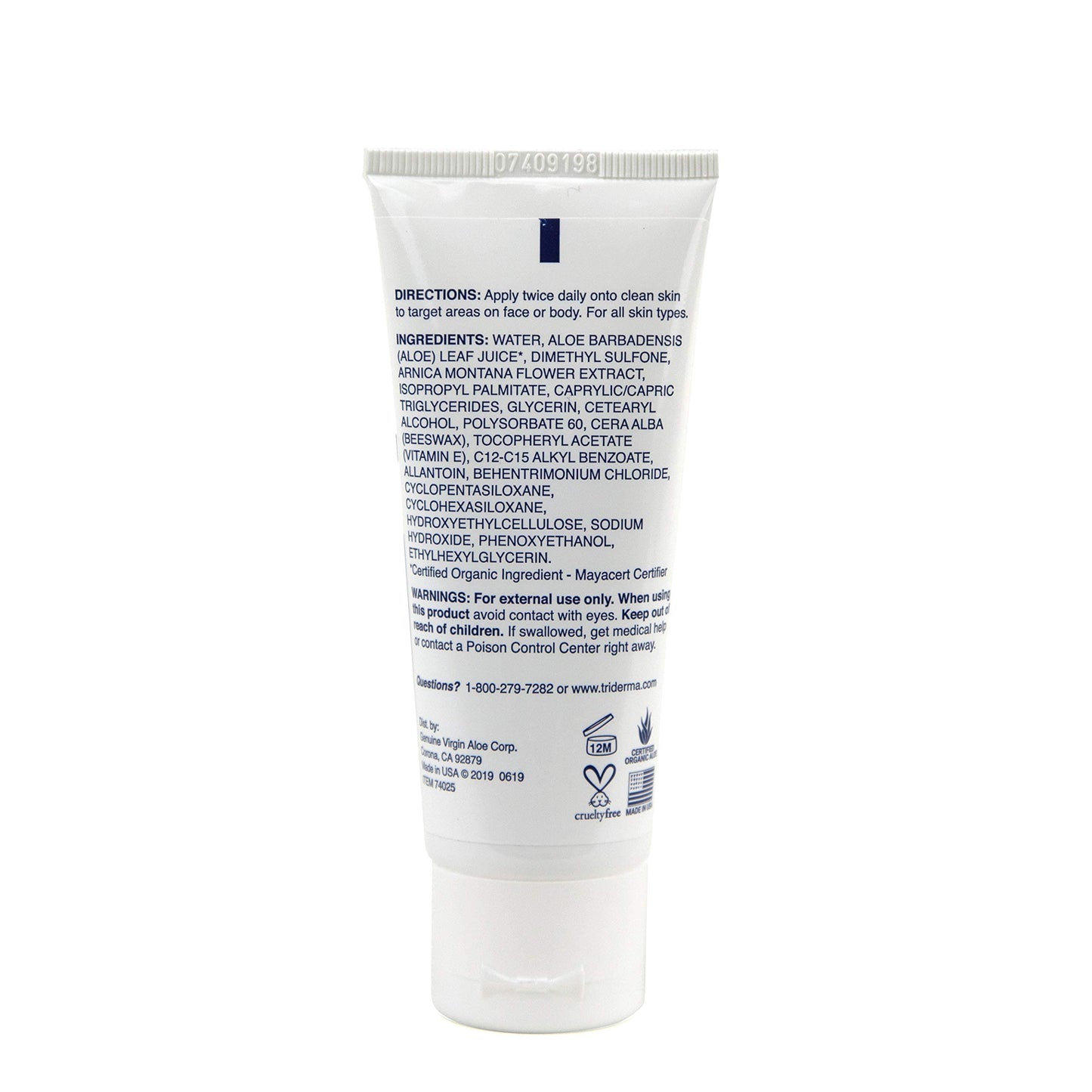 TriDerma Vein Defense Healthy Cream 2.2 Ounces Helps Improve the look of Spider Veins and Under Eye Dark Circles Beauty & Personal Care TriDerma