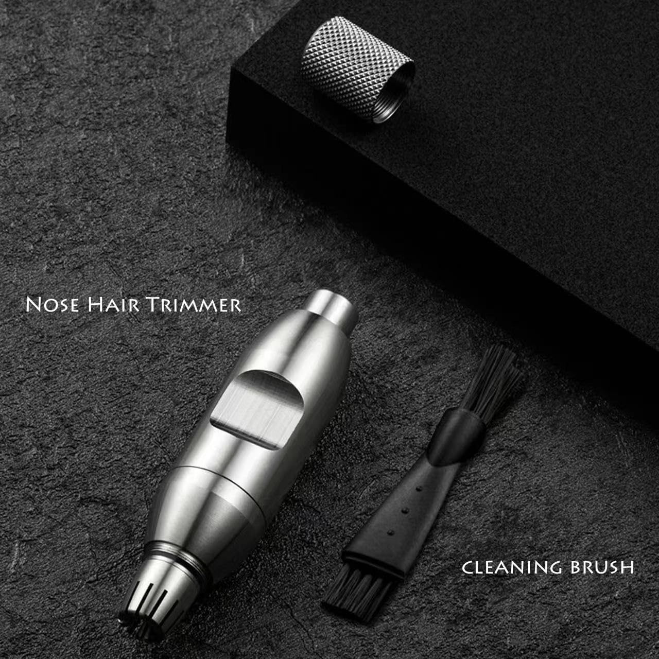 Nose Hair Trimmer for Manual, Battery-Free, Stainless, Waterproof, Painless Beauty and Personal Care tongtonglovely