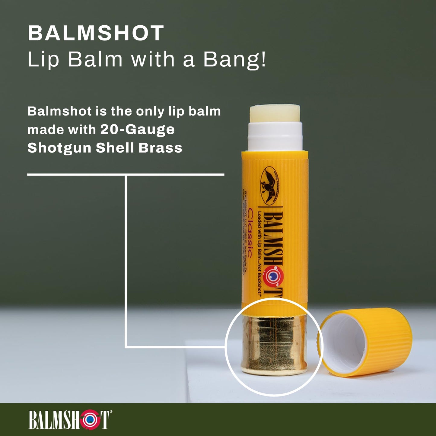 BALMSHOT Lip Balm 4 Pack Beauty & Personal Care Balmshot