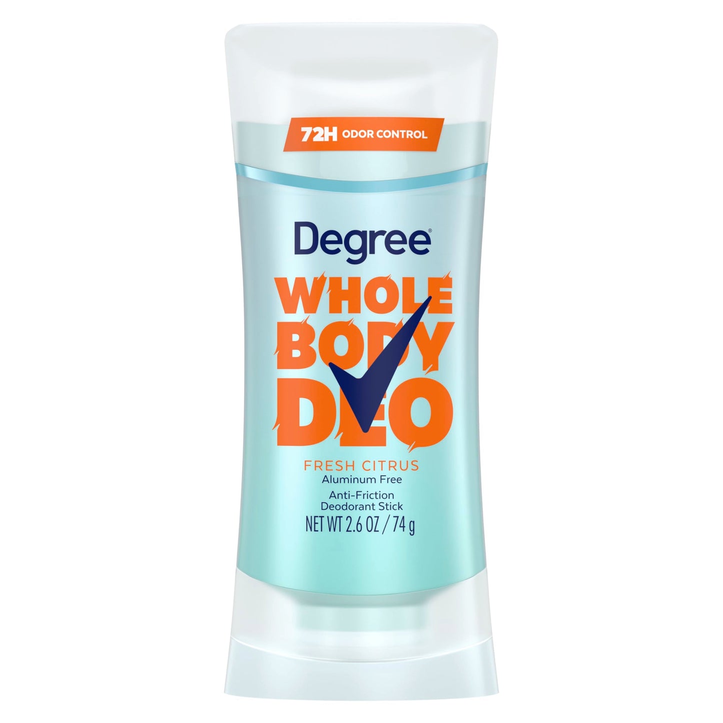 Degree Women Whole Body Deodorant Stick, Fresh Citrus Scent, Glides on Clear + Absorbs Sweat, Aluminum Free 72H Odor Protection 2.6 oz Beauty and Personal Care Degree