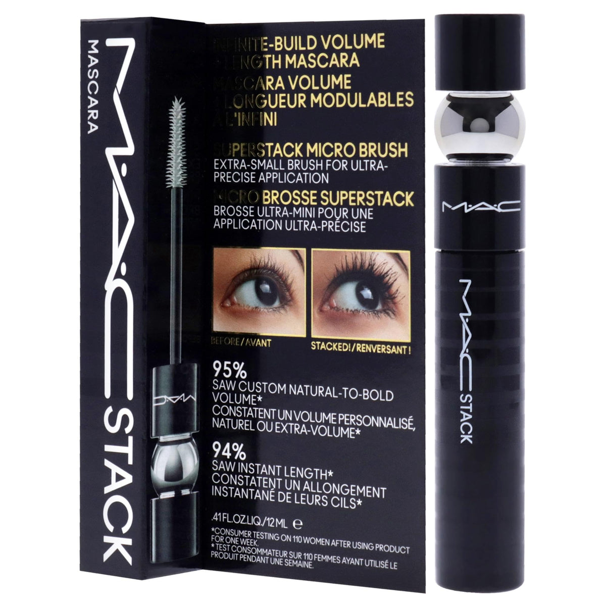 MAC MAC Stack Mascara Superstack Micro Brush Mascara Women 0.41 oz