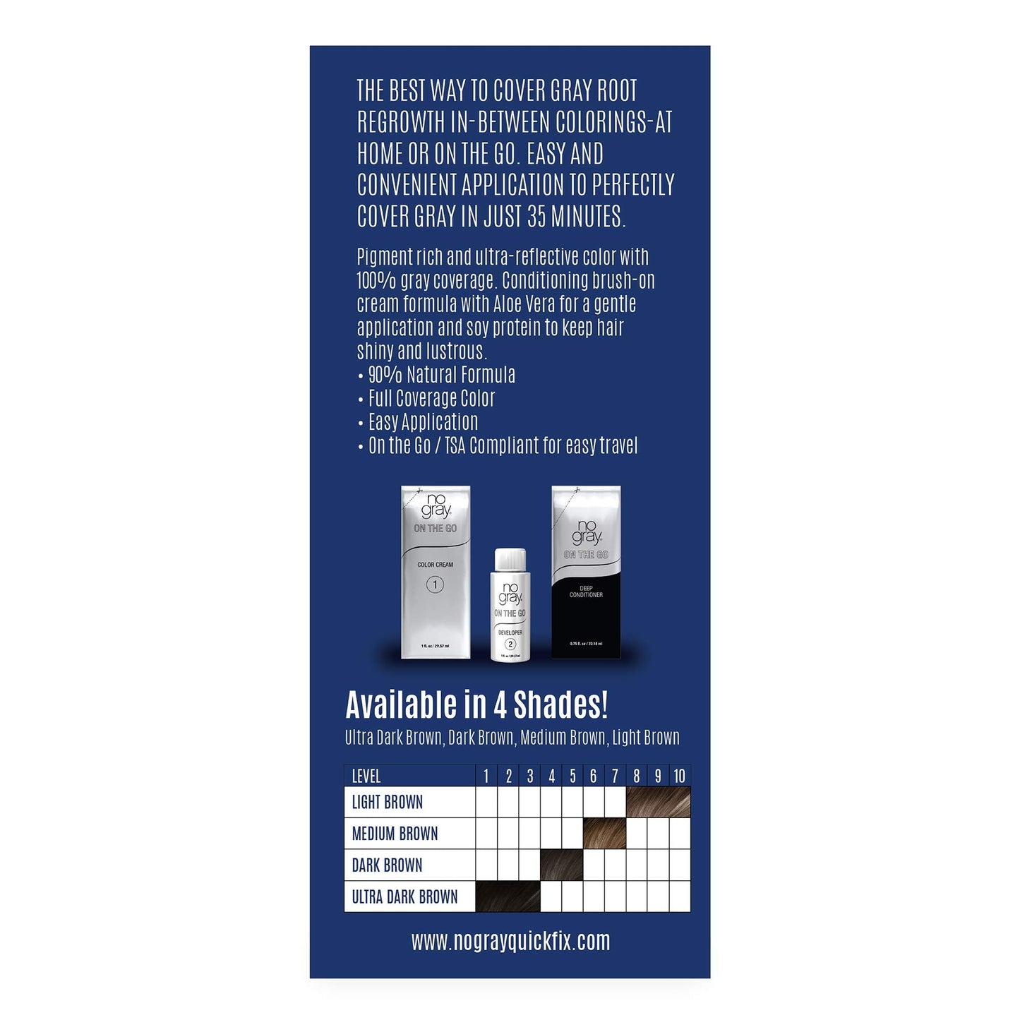 No Gray Permanent Root Touch up in Ultra Dark Brown (PPD and Ammonia Free) Beauty & Personal Care No Gray