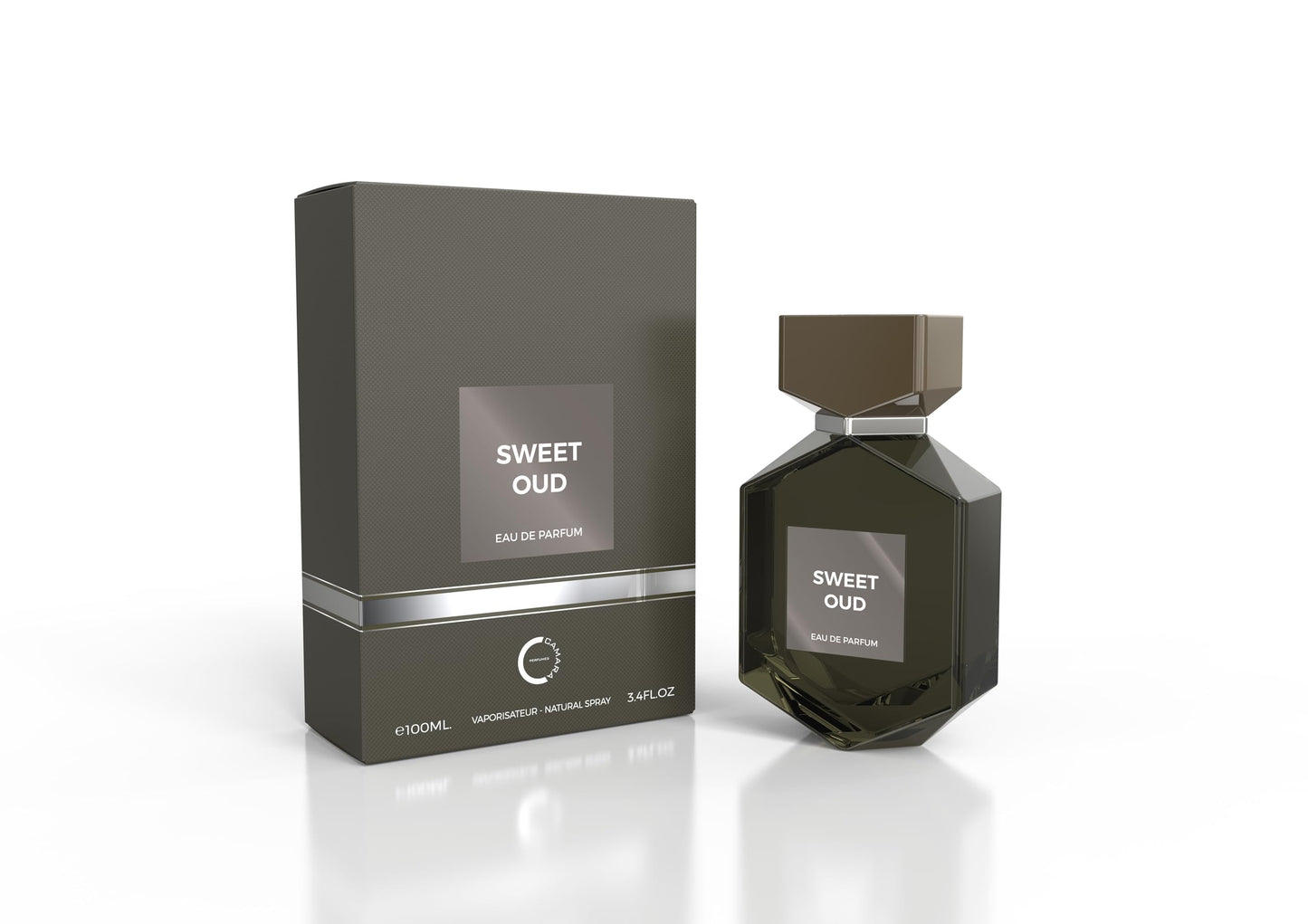 Camara Long-lasting Eau de Parfum, Glass Bottle 3.4 Fl Oz (Sweet Oud) Beauty & Personal Care Camara