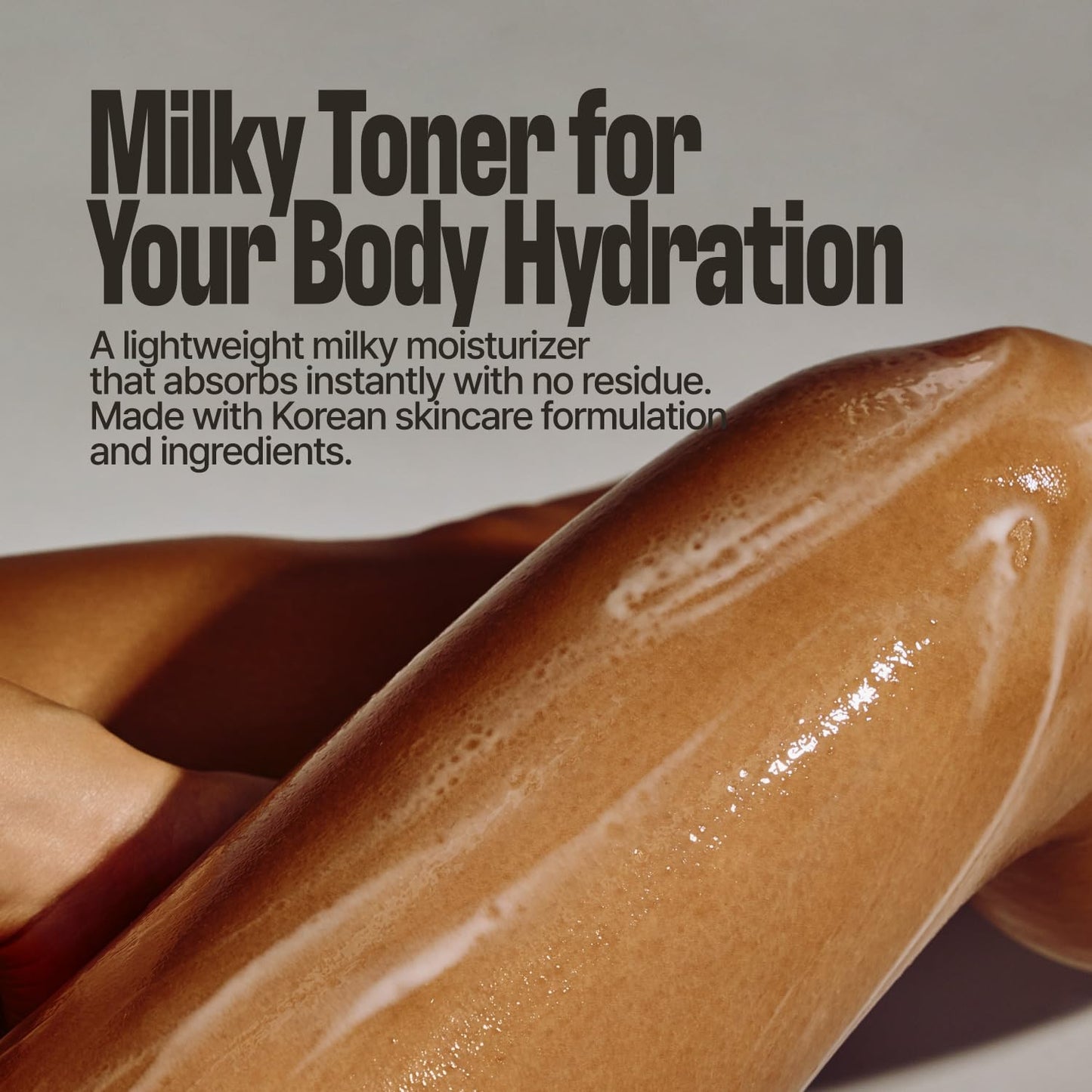 Knock Melt-In Body Toner Unscented, Double Ceramide Lightweight Milky Body Moisturizer, Soft & Plump Hydrated Skin, Barrier-Friendly Formula, 10.14 fl Beauty and Personal Care Knock