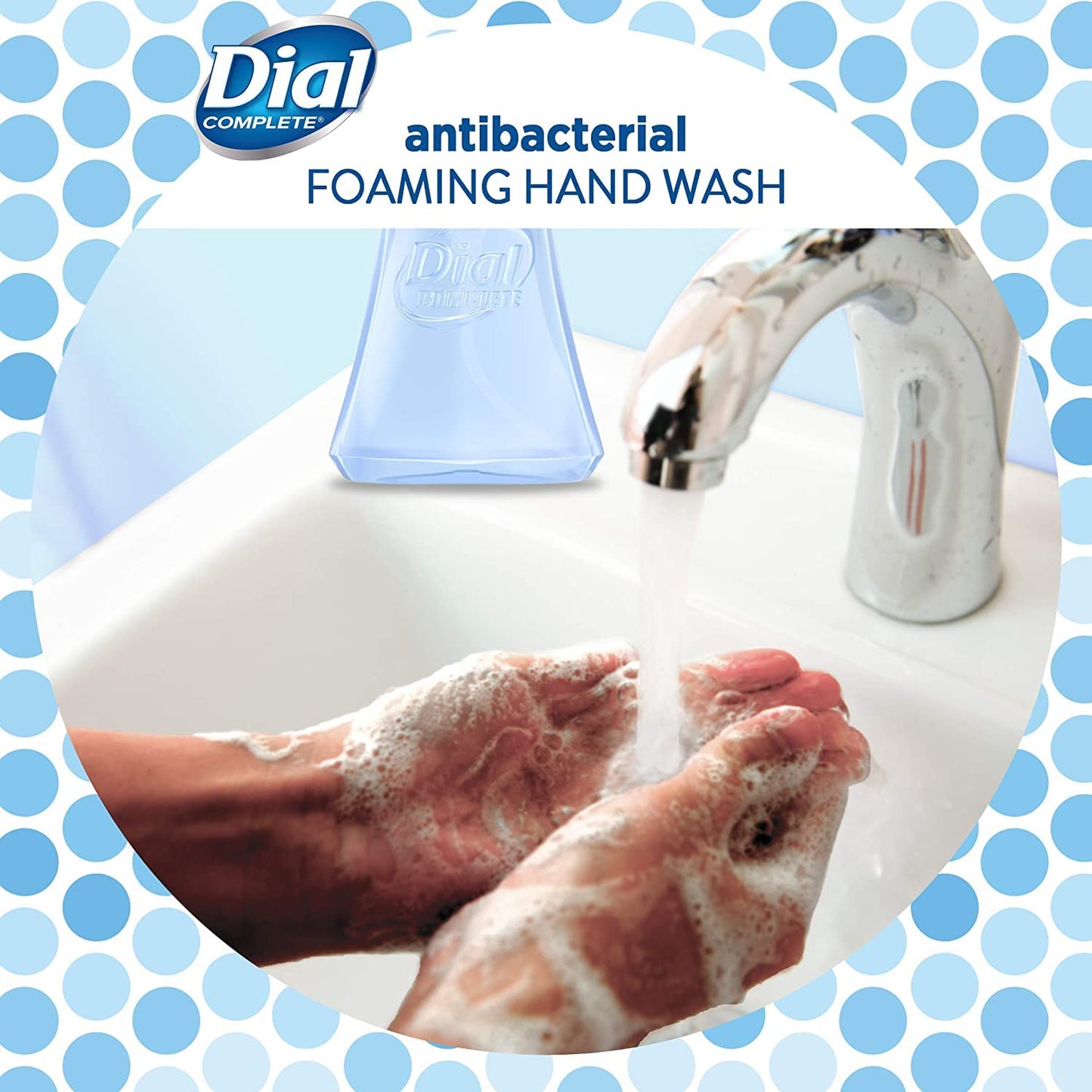 Dial Complete Foaming Antibacterial Hand Wash, Spring Water 7.50 oz (Pack of 4) Beauty & Personal Care Dial