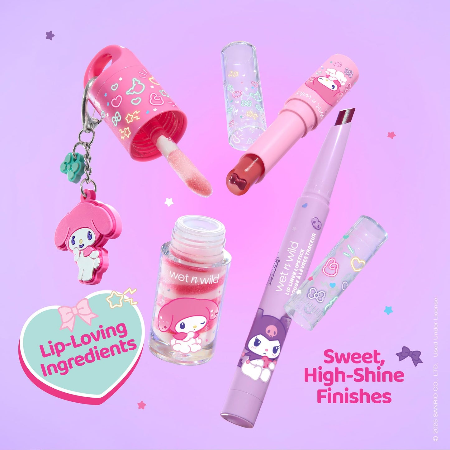 wet n wild My Melody and Kuromi Lip Liner Lipstick - Care to Share Beauty & Personal Care wet n wild