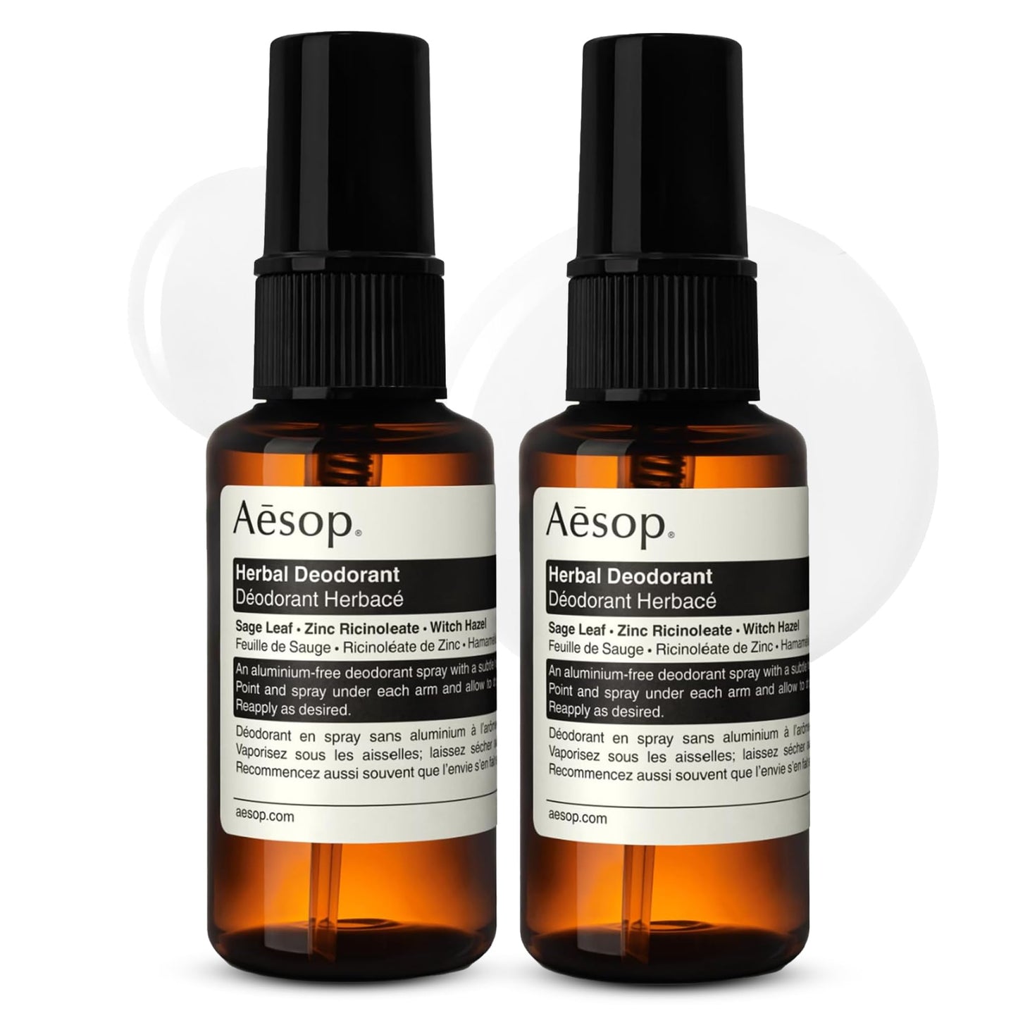 Aesop Aluminum Free Herbal Deodorant Spray for Women & Men - Sage Leaf and Zinc to Reduce Odor and Bacteria + Witch Hazel Soothes Skin - Vegan Beauty and Personal Care Aesop