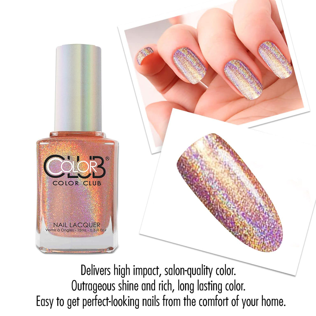 Color Club Cosmic Fate Color Club Halo Hues Nail Lacquer .5 Fl Ounce - 15 Ml, 0.5 fluid_ounces