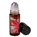 Plant Therapy Organic Castor Oil Roll On 30 mL (1 oz) Convenient Mess-Free Body Oil Roll-on for Easy Application, Cold-Pressed & Hexane-Free Beauty & Personal Care Plant Therapy