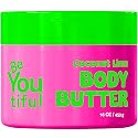 BeYoutiful Coconut Lime Body Butter for Dry Skin, Vitamin E, Coconut Oil & Shea Butter, Cruelty Free Hydrating Moisturizer for Kids & Teens, 16 oz Beauty & Personal Care BeYoutiful