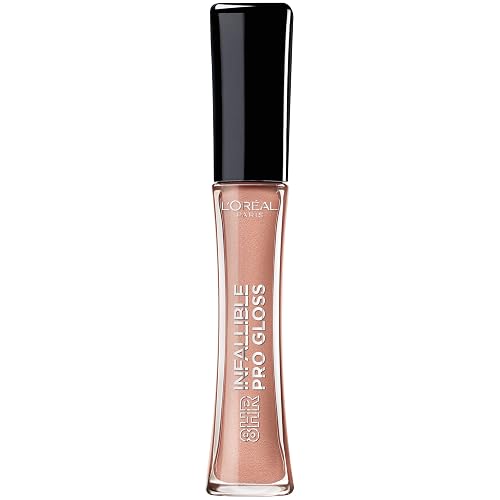L’Oreal Paris Makeup Infallible 8 Hour Hydrating Lip Gloss, Nude Petal, 0.21 Fl Oz Beauty & Personal Care L'Oreal Paris