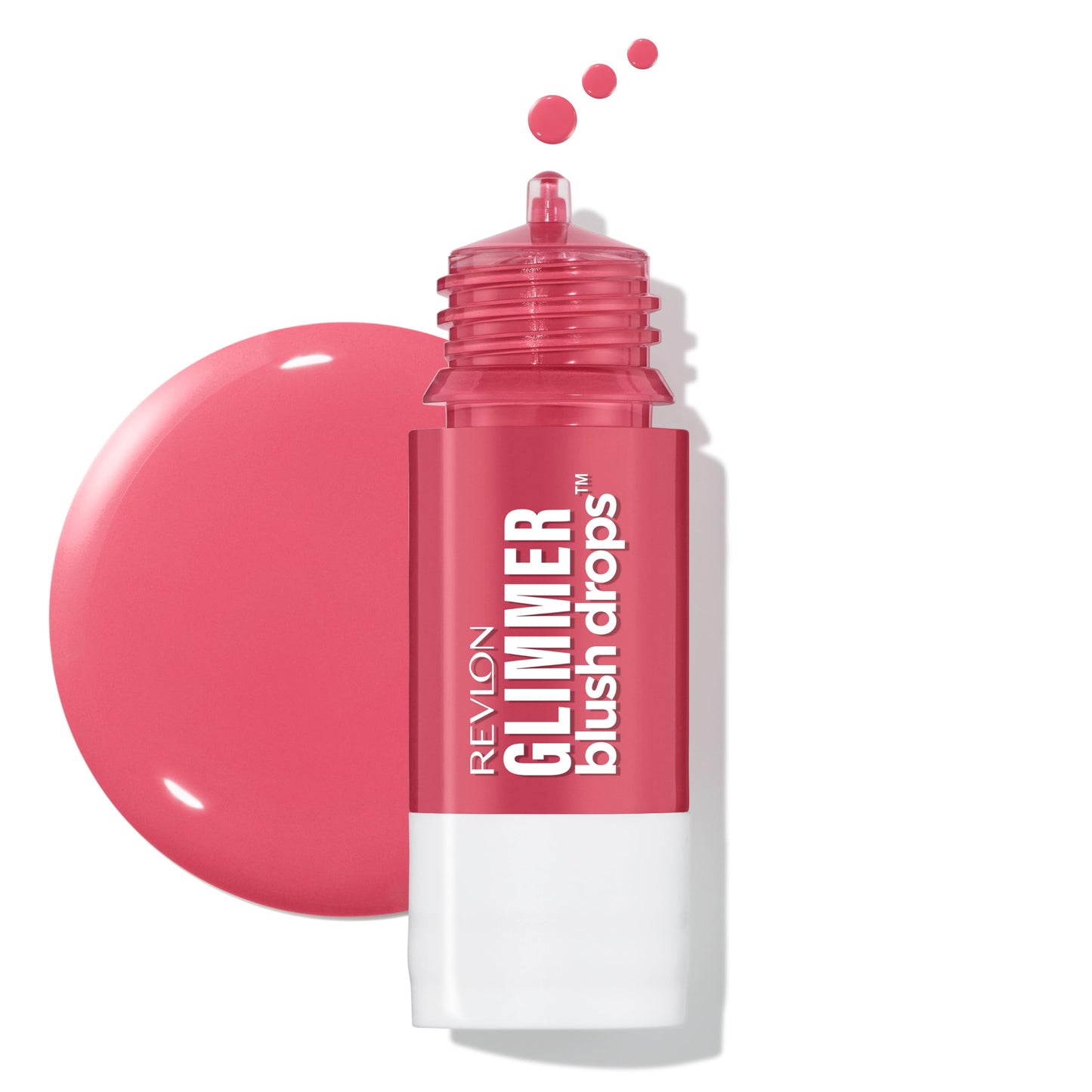 Revlon Glimmer Blush Drops, Liquid Blush for Cheeks, Liquid to Velvety Powder Finish, Glowy, High Pigment, 102 Pink It Over, 0.32 fl oz Beauty & Personal Care REVLON