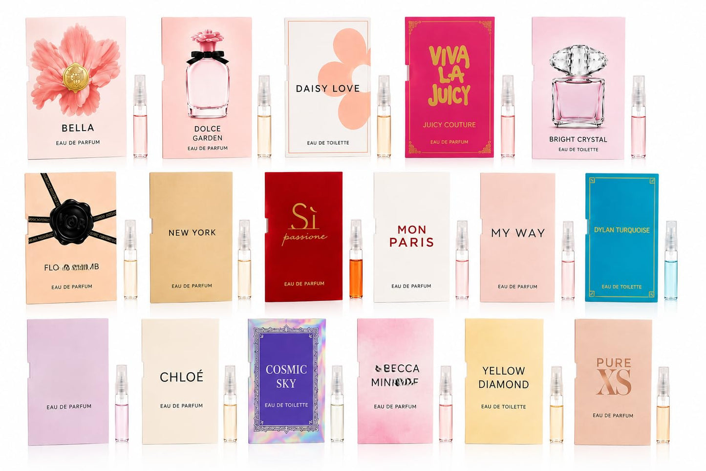 Perfume Discovery Sampler Set for Women - 10 Designer Perfume Samples, Mini Fragrance Vials, Try Before You Buy Beauty & Personal Care GHBB