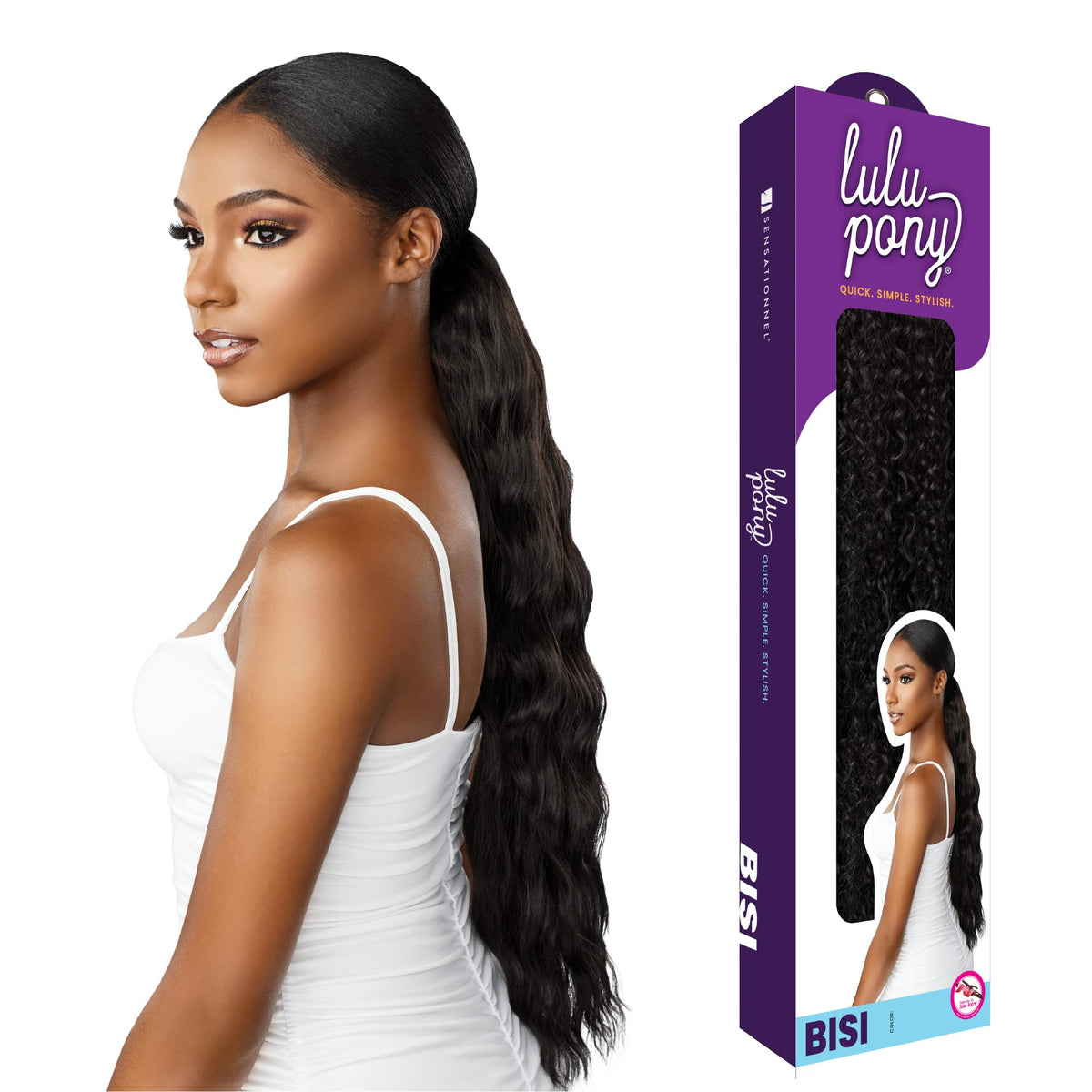 Sensationnel Lulu Pony Tail Ponytail Drawstring-Bisi,F1B/30