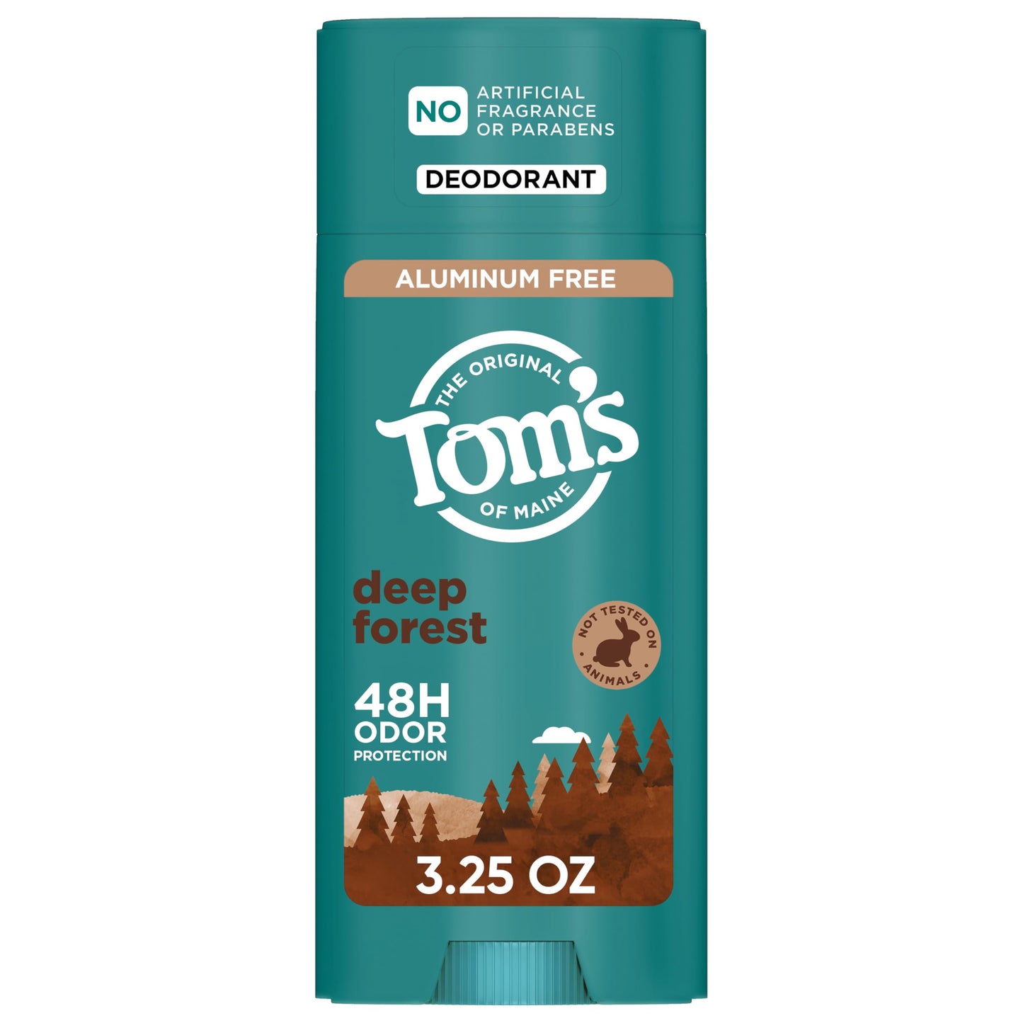 Tom’s of Maine Deep Forest Natural Deodorant for Men and Women, Aluminum Free, No Artificial Fragrances, Dyes, or Preservatives, Baking Soda Free Beauty and Personal Care Tom's of Maine