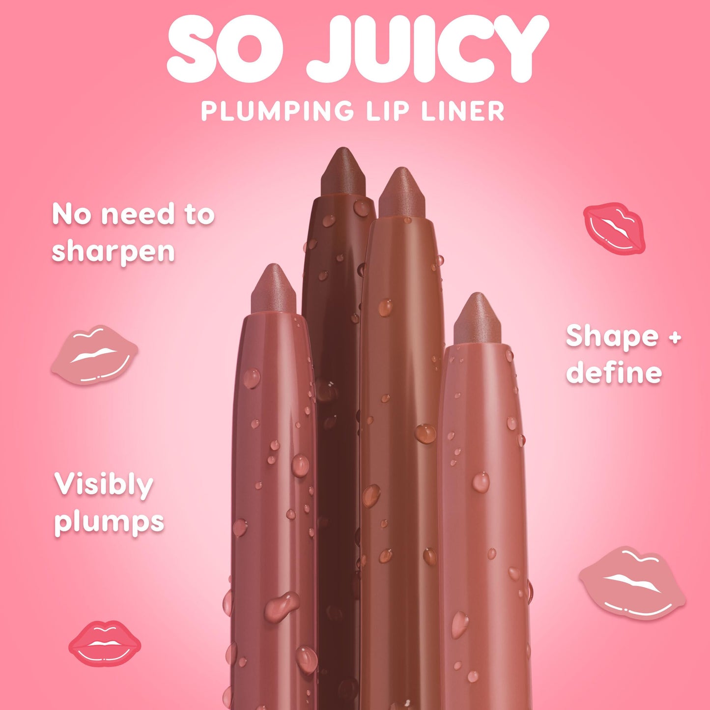 ColourPop So Juicy Plumping Lip Liner with Peptides - Long Lasting Lip Liner for Visibly Plumped & Shaped Lips - Enriched with Smoothing Ceramides Beauty & Personal Care ColourPop