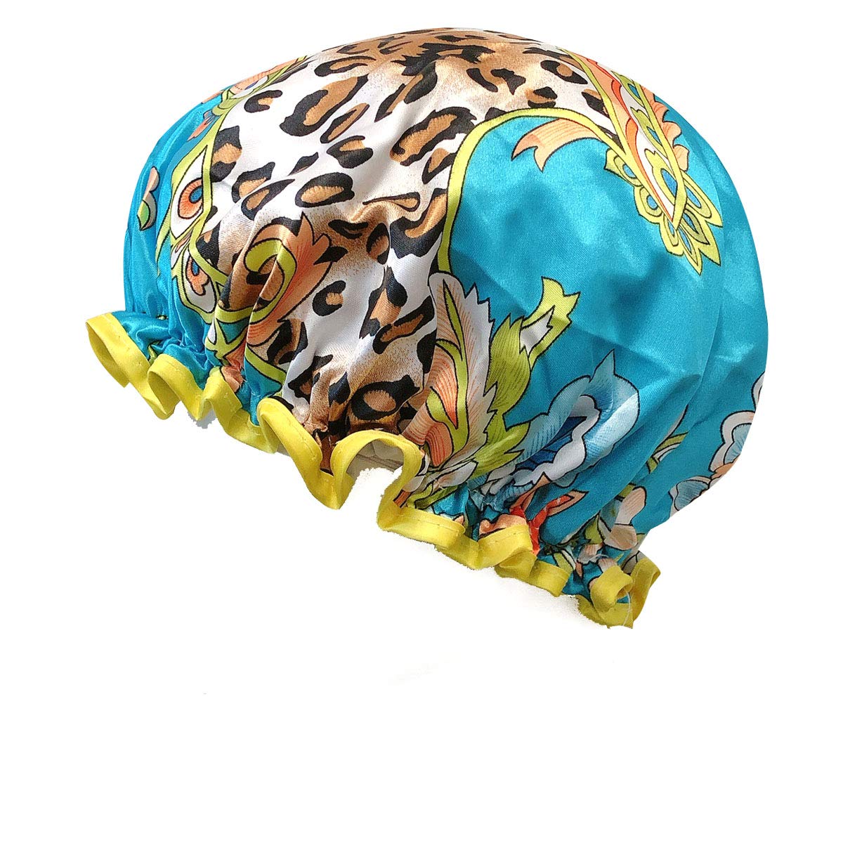 allydrew Wild Side Reusable Women's Waterproof Shower Caps for Long Hair, Wild Floral Beauty and Personal Care allydrew