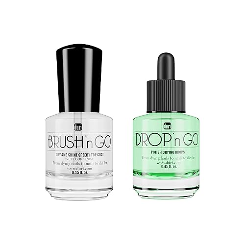 duri Brush'n Go Top Coat and Drop'n Go Drying Drops Beauty & Personal Care duri
