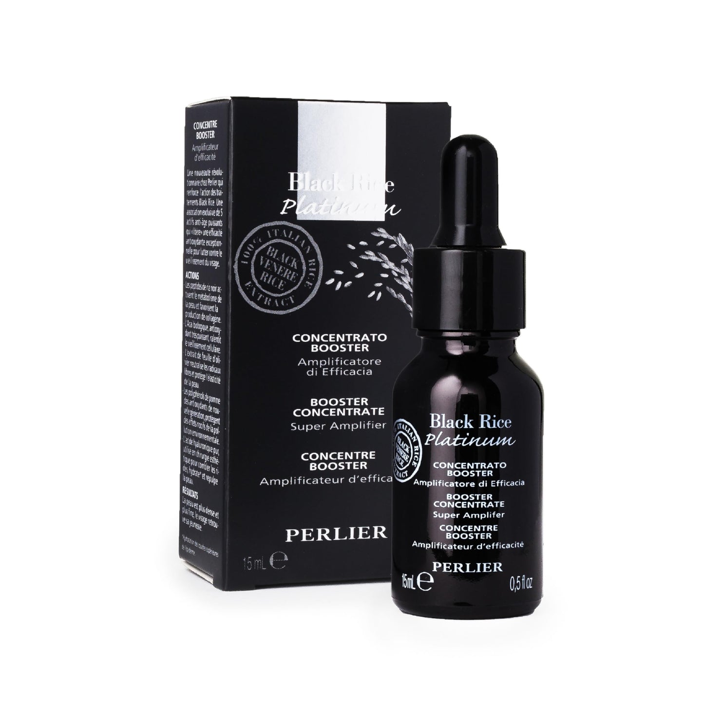 Perlier Black Rice Platinum Ultra Renewing Booster Face Serum, 0.5 fl. oz. Beauty & Personal Care Perlier